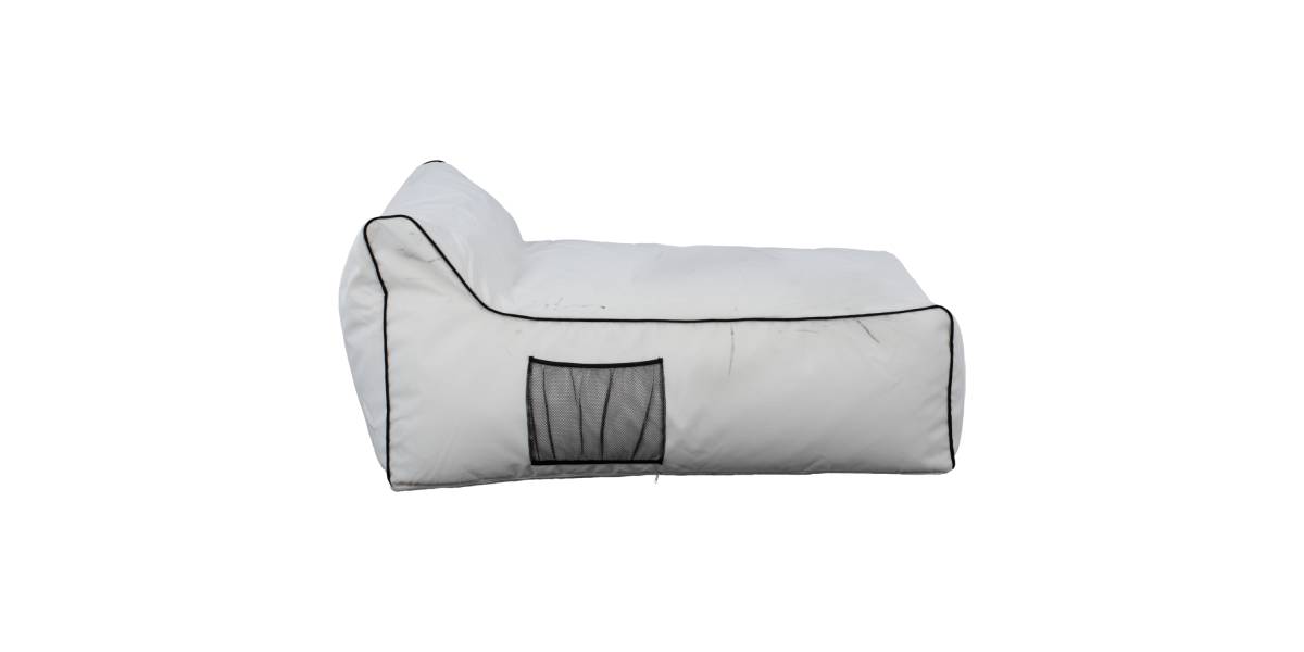 ΠΟΥΦ ZAFER HM5772.01 ΜΕ TEXTILINE ΛΕΥΚΟ ΚΑΙ ΜΑΥΡΟ ΡΕΛΙ 88x128x40-60Υ εκ. Β ΔΙΑΛΟΓΗΣ