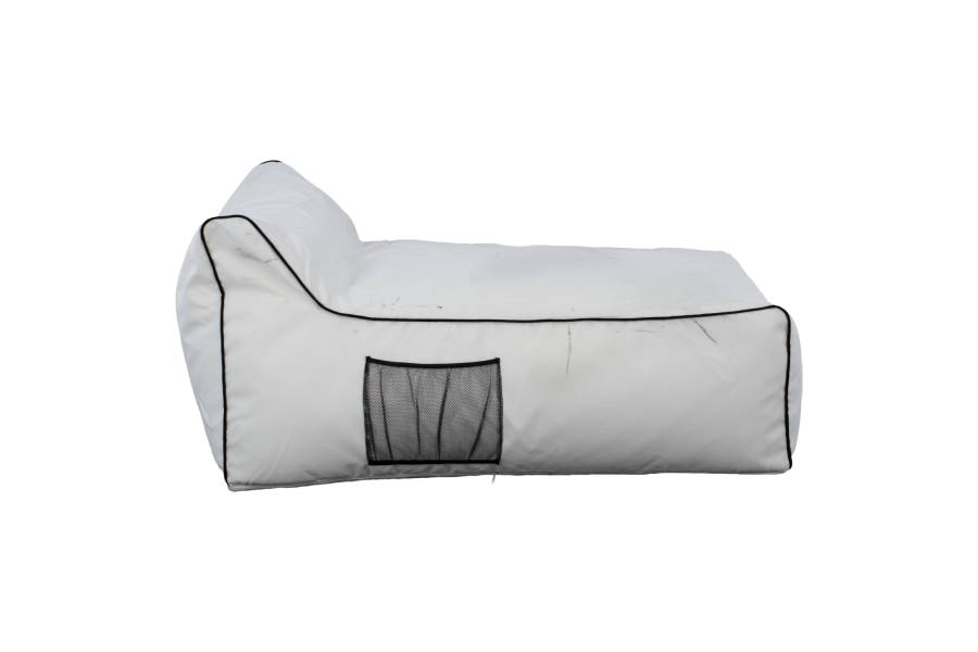 ΠΟΥΦ ZAFER HM5772.01 ΜΕ TEXTILINE ΛΕΥΚΟ ΚΑΙ ΜΑΥΡΟ ΡΕΛΙ 88x128x40-60Υ εκ. Β ΔΙΑΛΟΓΗΣ