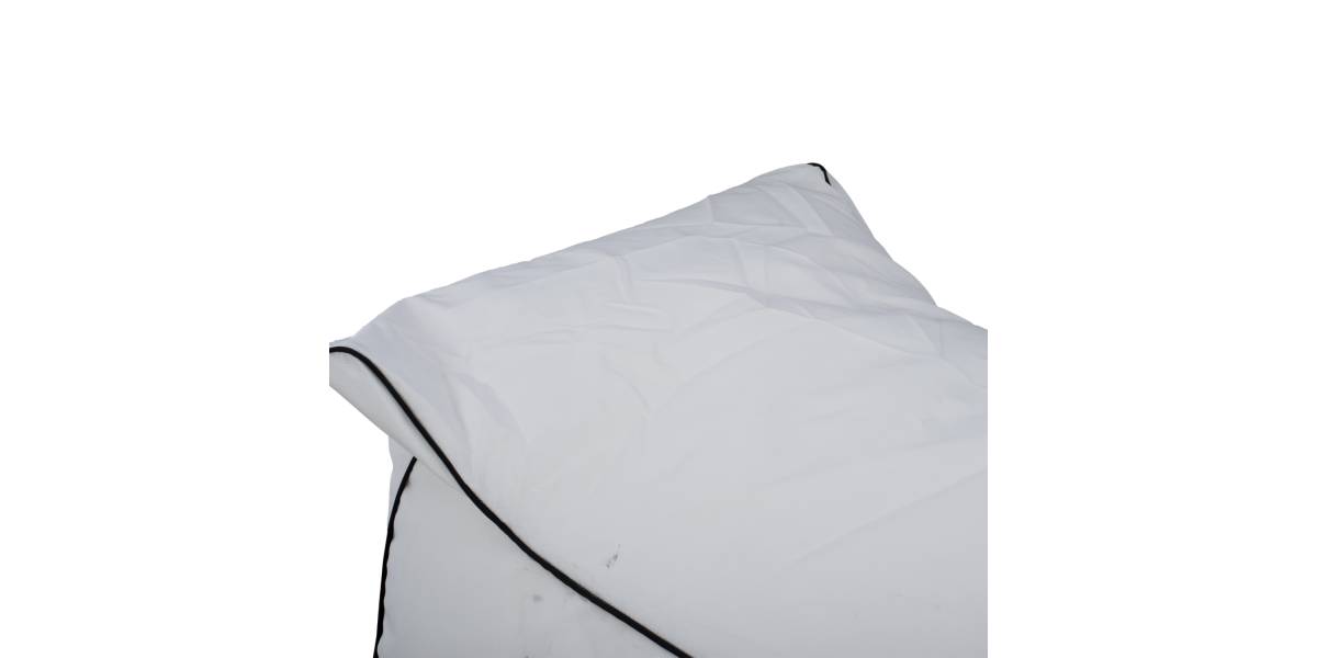 ΠΟΥΦ ZAFER HM5772.01 ΜΕ TEXTILINE ΛΕΥΚΟ ΚΑΙ ΜΑΥΡΟ ΡΕΛΙ 88x128x40-60Υ εκ. Β ΔΙΑΛΟΓΗΣ