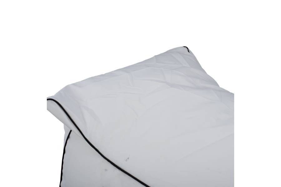 ΠΟΥΦ ZAFER HM5772.01 ΜΕ TEXTILINE ΛΕΥΚΟ ΚΑΙ ΜΑΥΡΟ ΡΕΛΙ 88x128x40-60Υ εκ. Β ΔΙΑΛΟΓΗΣ