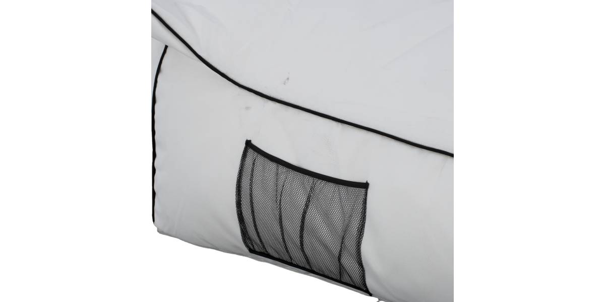 ΠΟΥΦ ZAFER HM5772.01 ΜΕ TEXTILINE ΛΕΥΚΟ ΚΑΙ ΜΑΥΡΟ ΡΕΛΙ 88x128x40-60Υ εκ. Β ΔΙΑΛΟΓΗΣ