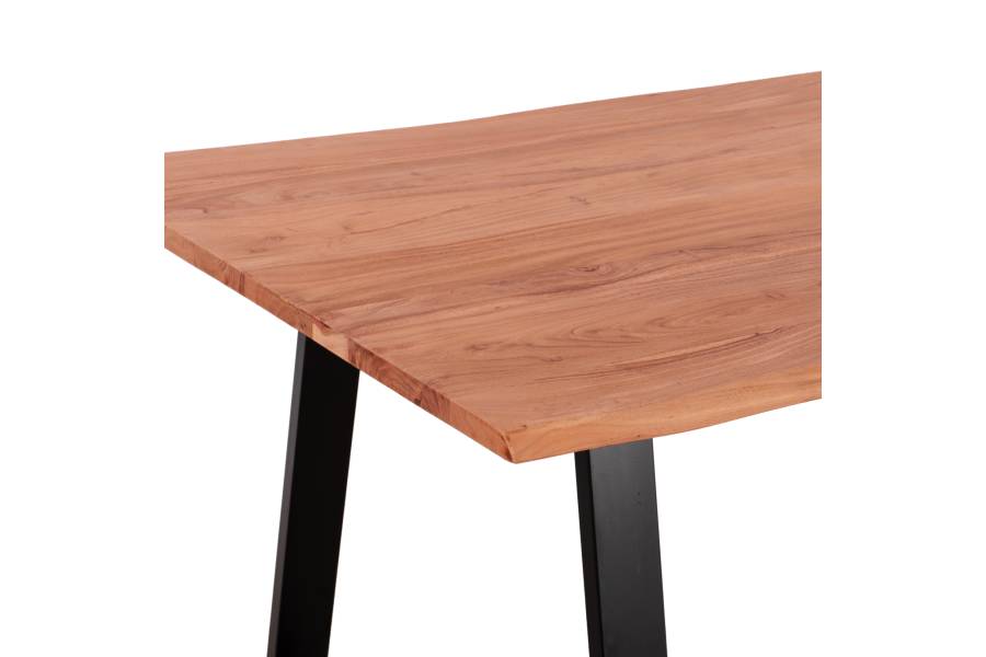 ΤΡΑΠΕΖΙ ΤΡΑΠΕΖΑΡΙΑΣ SOFIA SLIM HM8501.11 ΑΠΟ ΜΑΣΙΦ ΞΥΛΟ ΑΚΑΚΙΑΣ 200x100x77Υ εκ.