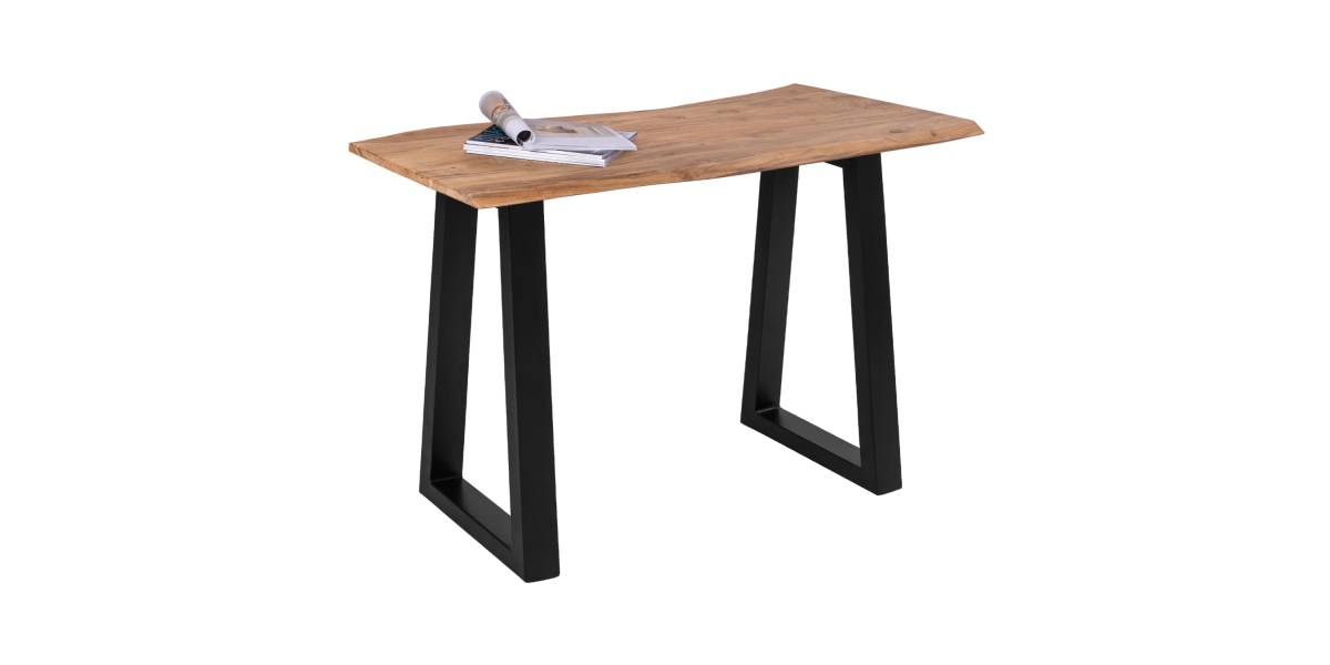 ΤΡΑΠΕΖΙ ΚΟΝΣΟΛΑ SOFIA SLIM HM8744.11 ΜΑΣΙΦ ΞΥΛΟ ΑΚΑΚΙΑΣ ΦΥΣΙΚΟ 120x53x96Υ εκ.