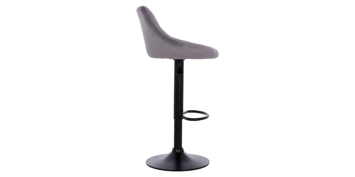 ΣΚΑΜΠΩ ΜΠΑΡ ROSE HM204.20 ΜΕ ΑΜΟΡΤΙΣΕΡ Κ ΕΠΕΝΔΥΣΗ ΓΚΡΙ ΒΕΛΟΥΔΟ 46x48,5x105εκ