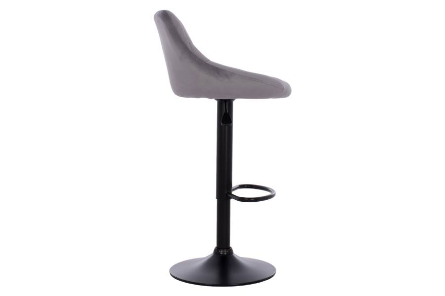 ΣΚΑΜΠΩ ΜΠΑΡ ROSE HM204.20 ΜΕ ΑΜΟΡΤΙΣΕΡ Κ ΕΠΕΝΔΥΣΗ ΓΚΡΙ ΒΕΛΟΥΔΟ 46x48,5x105εκ