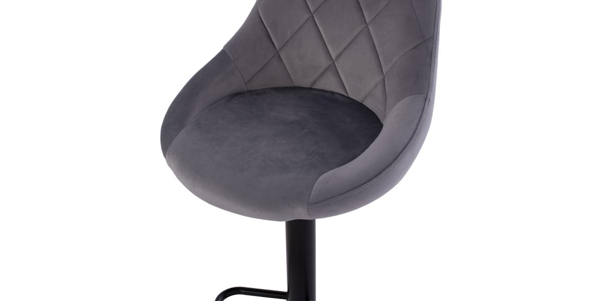 ΣΚΑΜΠΩ ΜΠΑΡ ROSE HM204.20 ΜΕ ΑΜΟΡΤΙΣΕΡ Κ ΕΠΕΝΔΥΣΗ ΓΚΡΙ ΒΕΛΟΥΔΟ 46x48,5x105εκ