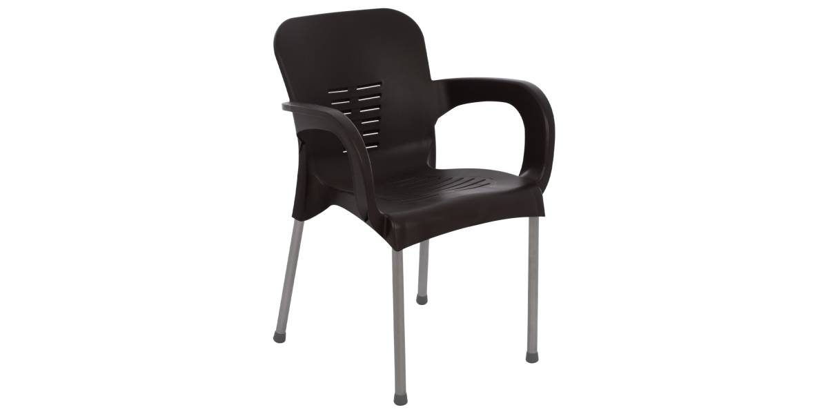 ΠΟΛΥΘΡΟΝΑ ΠΟΛΥΠΡΟΠΥΛΕΝΙΟΥ RECYCLED KAREK HM5592.13 ΚΑΦΕ ΧΡΩΜΑ 59x58x81Y εκ.