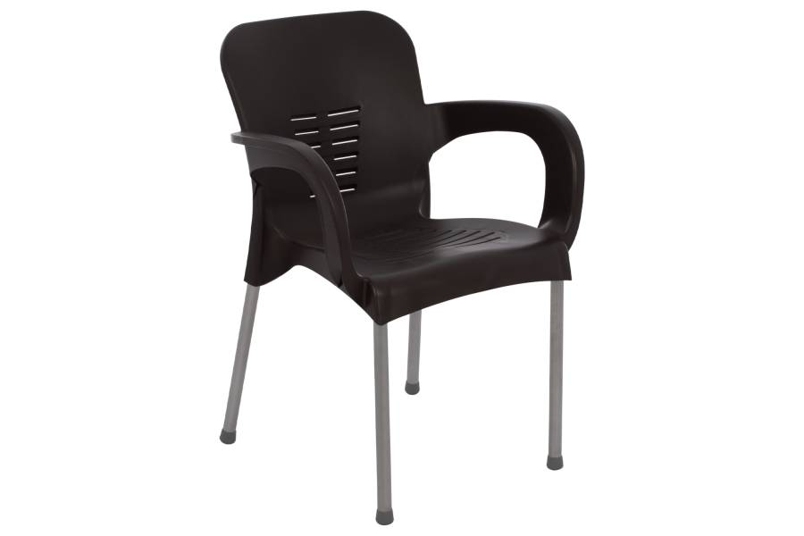 ΠΟΛΥΘΡΟΝΑ ΠΟΛΥΠΡΟΠΥΛΕΝΙΟΥ RECYCLED KAREK HM5592.13 ΚΑΦΕ ΧΡΩΜΑ 59x58x81Y εκ.