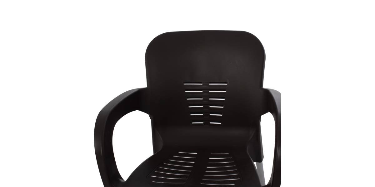 ΠΟΛΥΘΡΟΝΑ ΠΟΛΥΠΡΟΠΥΛΕΝΙΟΥ RECYCLED KAREK HM5592.13 ΚΑΦΕ ΧΡΩΜΑ 59x58x81Y εκ.