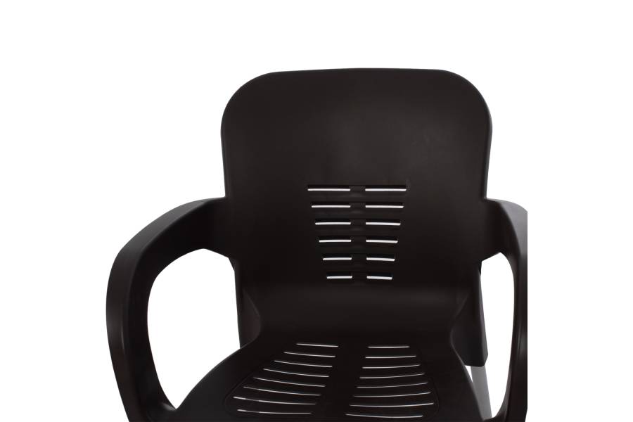 ΠΟΛΥΘΡΟΝΑ ΠΟΛΥΠΡΟΠΥΛΕΝΙΟΥ RECYCLED KAREK HM5592.13 ΚΑΦΕ ΧΡΩΜΑ 59x58x81Y εκ.