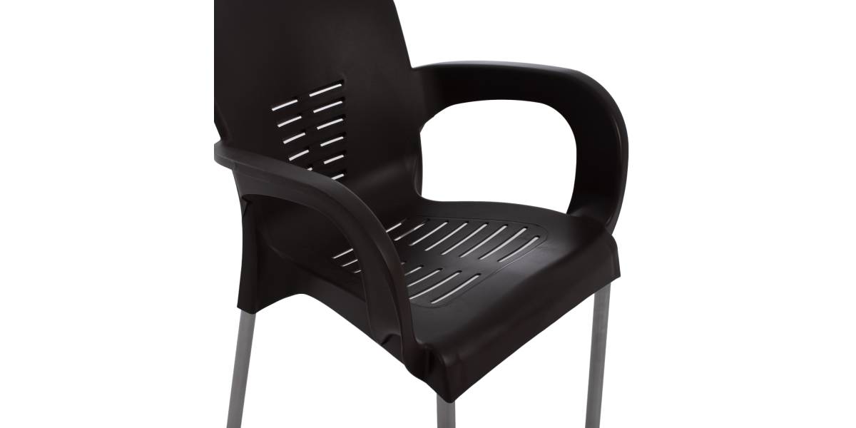 ΠΟΛΥΘΡΟΝΑ ΠΟΛΥΠΡΟΠΥΛΕΝΙΟΥ RECYCLED KAREK HM5592.13 ΚΑΦΕ ΧΡΩΜΑ 59x58x81Y εκ.