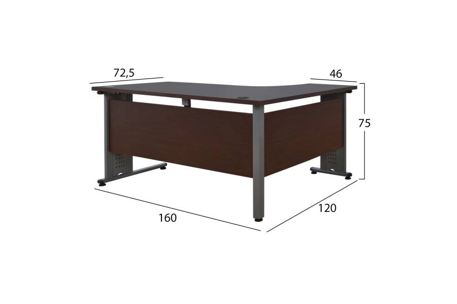 ΣΕΤ ΓΡΑΦΕΙΟΥ 2ΤΜΧ ΣΕ ΧΡΩΜΑ WENGE HM10206.02L