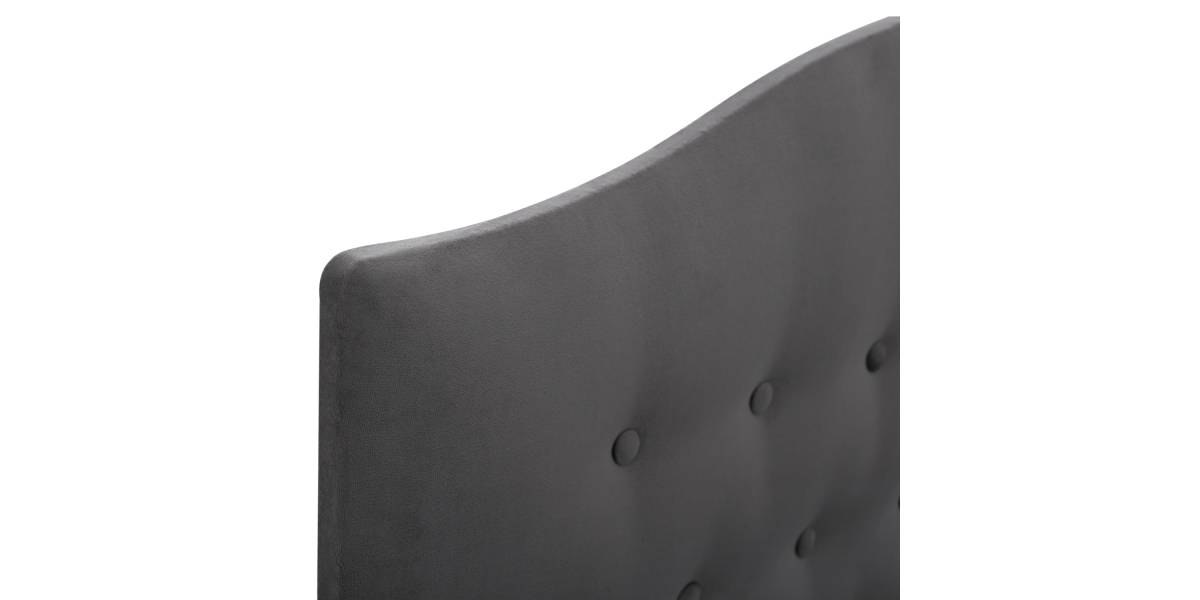 ΚΡΕΒΑΤΙ MALENA ΜΕ ΑΠΟΘΗΚΕΥΤΙΚΟ ΑΠΟ ΓΚΡΙ ΒΕΛΟΥΔΟ HM624.10 ΓΙΑ ΣΤΡΩΜΑ 160x200 εκ.