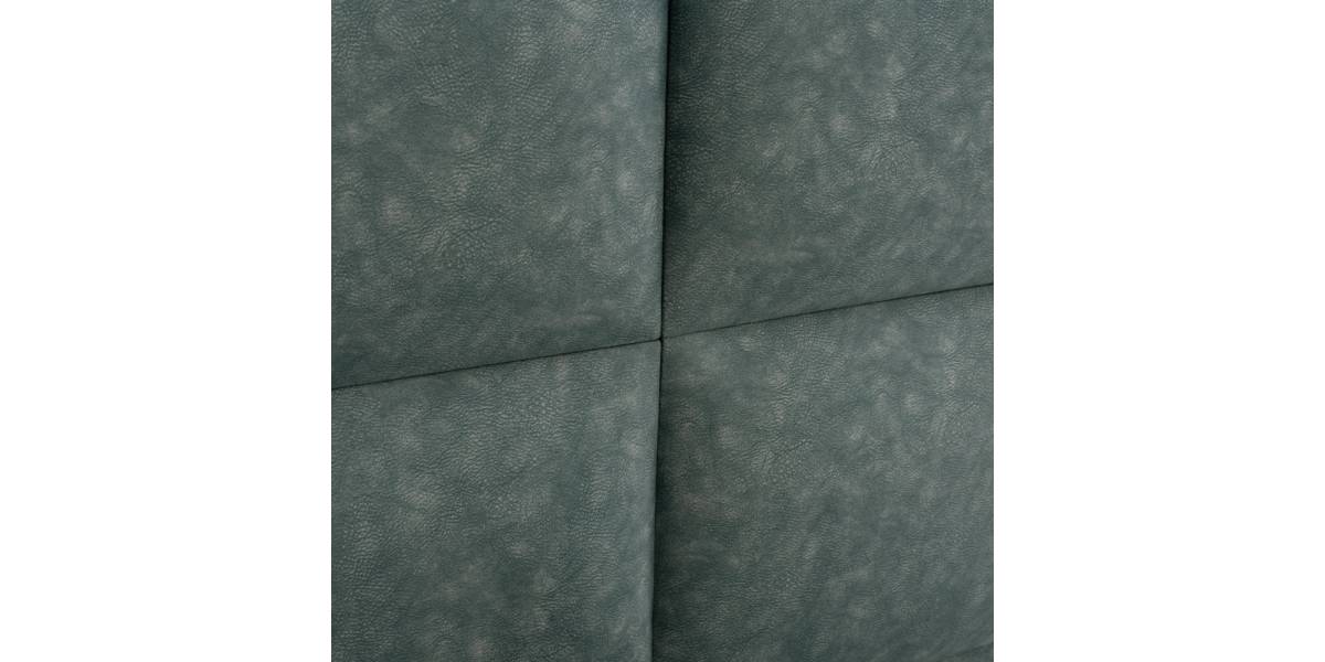 ΚΡΕΒΑΤΙ MILO ΑΠΟ ΠΡΑΣΙΝΟ ΥΦΑΣΜΑ τύπου NUBUCK HM652.27 ΓΙΑ ΣΤΡΩΜΑ 90x200 εκ.