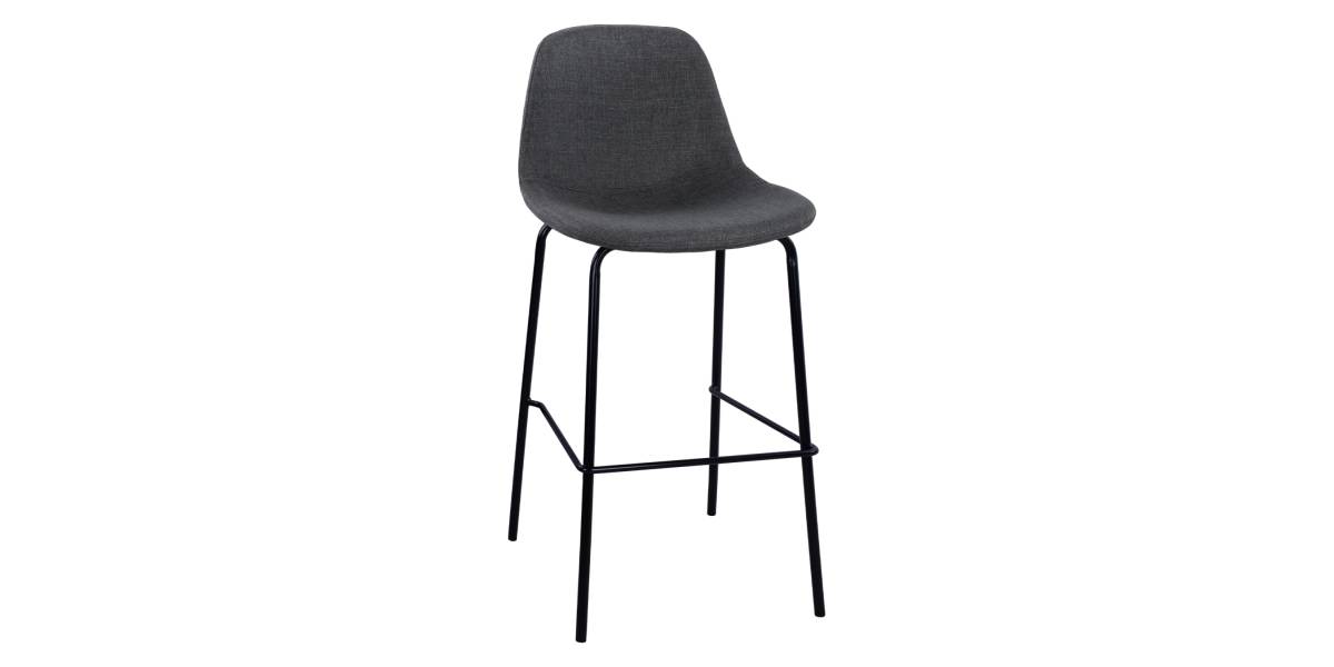 ΣΚΑΜΠΟ VINCENT HM9298.10 ΜΕΣΑΙΟΥ ΥΨΟΥΣ ΓΚΡΙ ΜΕ ΜΕΤΑΛΛΙΚΑ ΠΟΔΙΑ 47x51x96 εκ.