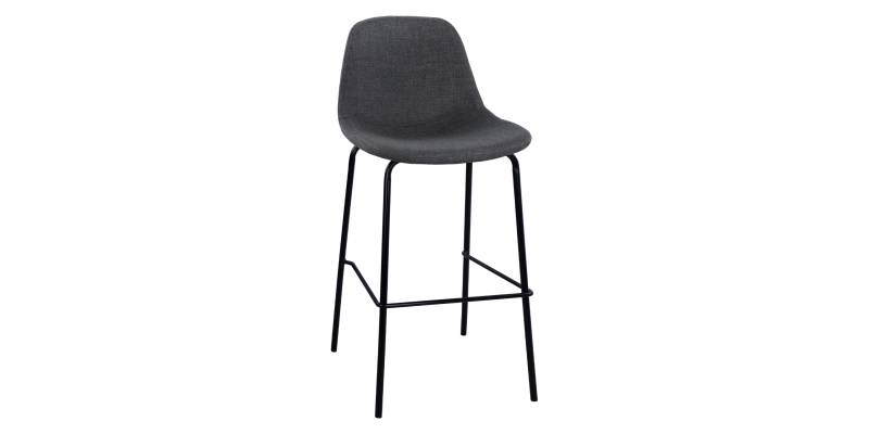 ΣΚΑΜΠΟ VINCENT HM9298.10 ΜΕΣΑΙΟΥ ΥΨΟΥΣ ΓΚΡΙ ΜΕ ΜΕΤΑΛΛΙΚΑ ΠΟΔΙΑ 47x51x96 εκ.