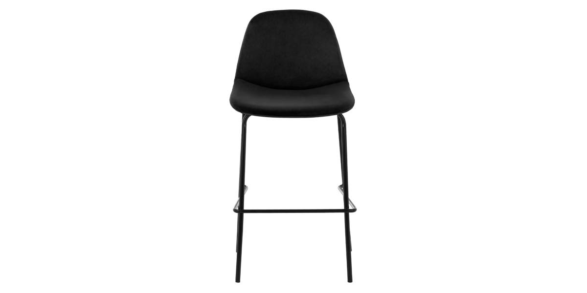 ΣΚΑΜΠΟ VINCENT HM9298.14 ΜΕΣΑΙΟΥ ΥΨΟΥΣ ΜΑΥΡΟ ΜΕ ΜΕΤΑΛΛΙΚΑ ΠΟΔΙΑ 47x51x96 εκ.