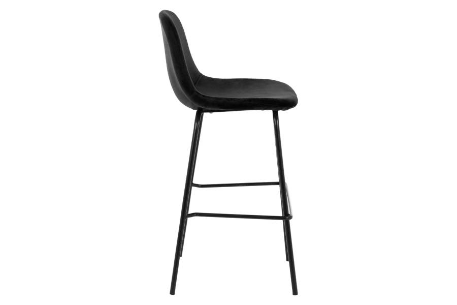 ΣΚΑΜΠΟ VINCENT HM9298.14 ΜΕΣΑΙΟΥ ΥΨΟΥΣ ΜΑΥΡΟ ΜΕ ΜΕΤΑΛΛΙΚΑ ΠΟΔΙΑ 47x51x96 εκ.