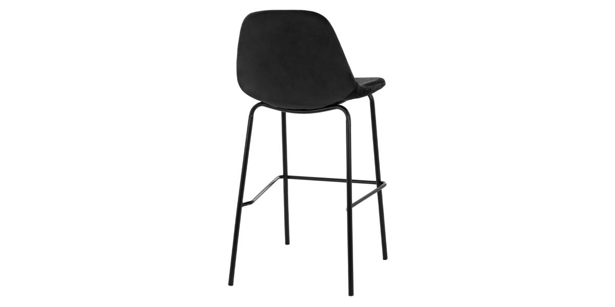 ΣΚΑΜΠΟ VINCENT HM9298.14 ΜΕΣΑΙΟΥ ΥΨΟΥΣ ΜΑΥΡΟ ΜΕ ΜΕΤΑΛΛΙΚΑ ΠΟΔΙΑ 47x51x96 εκ.