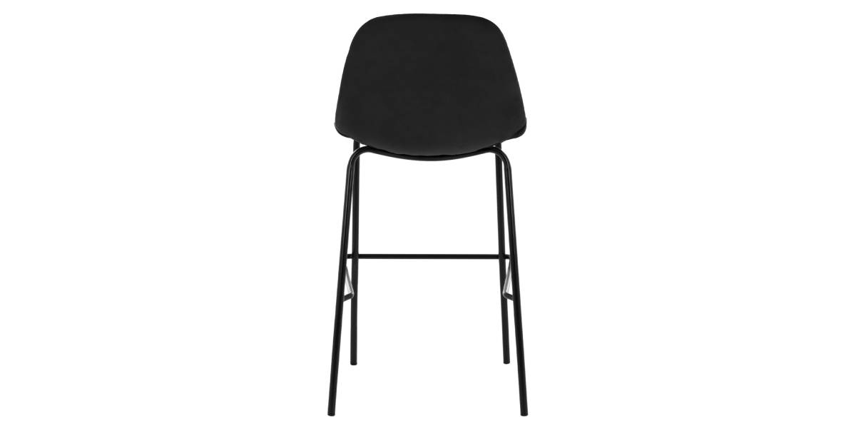 ΣΚΑΜΠΟ VINCENT HM9298.14 ΜΕΣΑΙΟΥ ΥΨΟΥΣ ΜΑΥΡΟ ΜΕ ΜΕΤΑΛΛΙΚΑ ΠΟΔΙΑ 47x51x96 εκ.