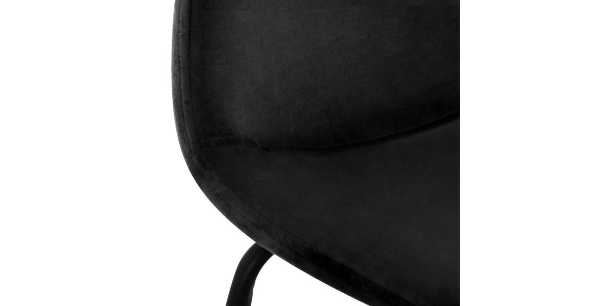 ΣΚΑΜΠΟ VINCENT HM9298.14 ΜΕΣΑΙΟΥ ΥΨΟΥΣ ΜΑΥΡΟ ΜΕ ΜΕΤΑΛΛΙΚΑ ΠΟΔΙΑ 47x51x96 εκ.