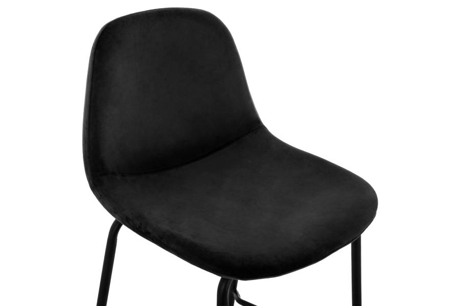 ΣΚΑΜΠΟ VINCENT HM9298.14 ΜΕΣΑΙΟΥ ΥΨΟΥΣ ΜΑΥΡΟ ΜΕ ΜΕΤΑΛΛΙΚΑ ΠΟΔΙΑ 47x51x96 εκ.