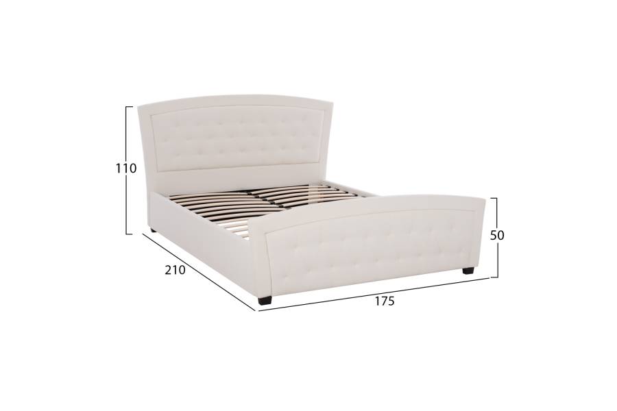 ΚΡΕΒΑΤΙ ODELIA ΜΕ PU HM550.11 150x200 εκ.