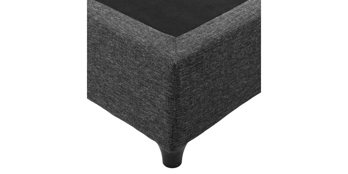 ΚΡΕΒΑΤΙ SOLEDAD ΑΠΟ ΓΚΡΙ ΥΦΑΣΜΑ HM644.01 ΓΙΑ ΣΤΡΩΜΑ 150x200 εκ.