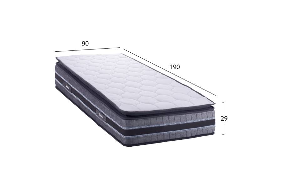 ΣΤΡΩΜΑ DREAMTOPIA σειρά CELESTIAL HM663.90 MINI BONNELL SPRING & ΑΝΩΣΤΡΩΜΑ 90x190x29Yεκ.