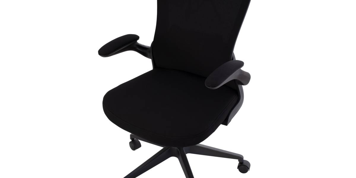 ΚΑΡΕΚΛΑ ΓΡΑΦΕΙΟΥ ELSIR HM1178.01 ΜΑΥΡΟ MESH ΜΑΥΡΟΣ ΣΚΕΛΕΤΟΣ 60x56x105 εκ.