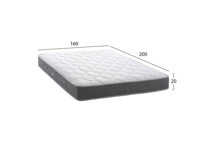ΣΤΡΩΜΑ DREAMTOPIA ΣΕΙΡΑ LULLABY ALOE VERA HM655.160 BONNELL SPRING 160x200x20Y εκ.