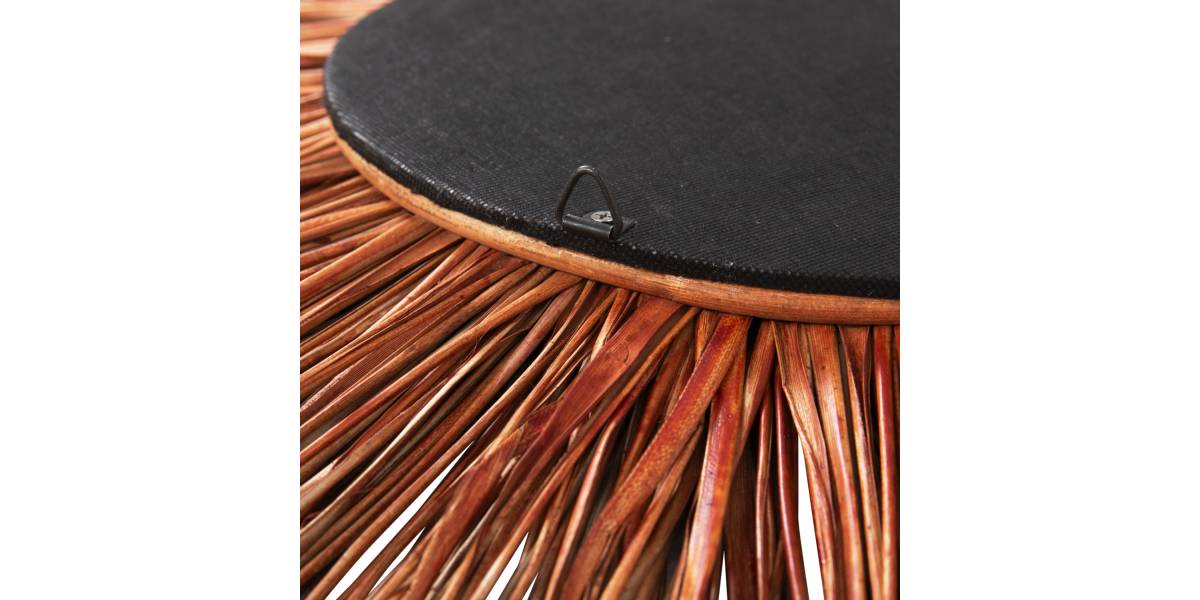 ΔΙΑΚΟΣΜΗΤΙΚΟ ΤΟΙΧΟΥ ΣΤΡΟΓΓΥΛΟ ΑΠΟ ΚΑΛΑΜΙΑ ΚΑΙ ΙΝΕΣ ΜΠΑΝΑΝΑΣ 55x3x55YΕΚεκ.HM7792