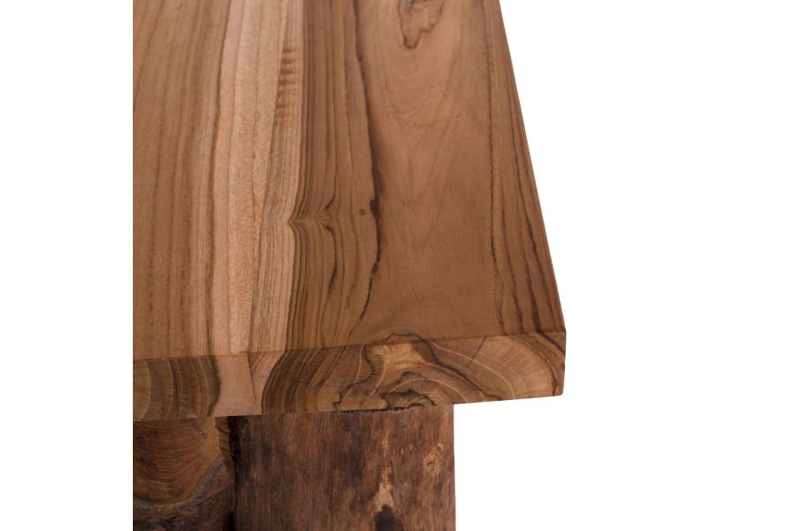 ΚΟΝΣΟΛΑ HM9336 ΑΠΟ ΜΑΣΙΦ ΞΥΛΟ ΤEAK ΦΥΣΙΚΟ 100X35X75Y εκ.