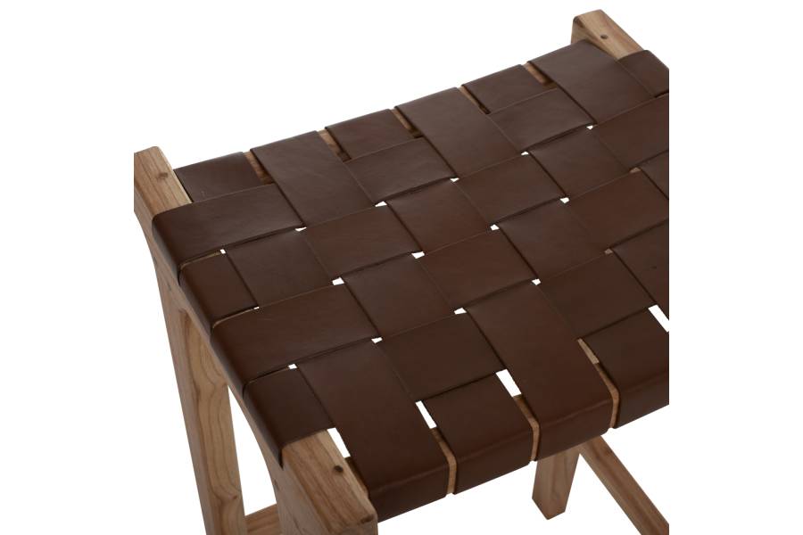 ΣΚΑΜΠΟ ΜΠΑΡ ΜΑΣΙΦ ΞΥΛΟ ΤEAK ΦΥΣΙΚΟ HM9382.01 40X35X65YΕΚ.