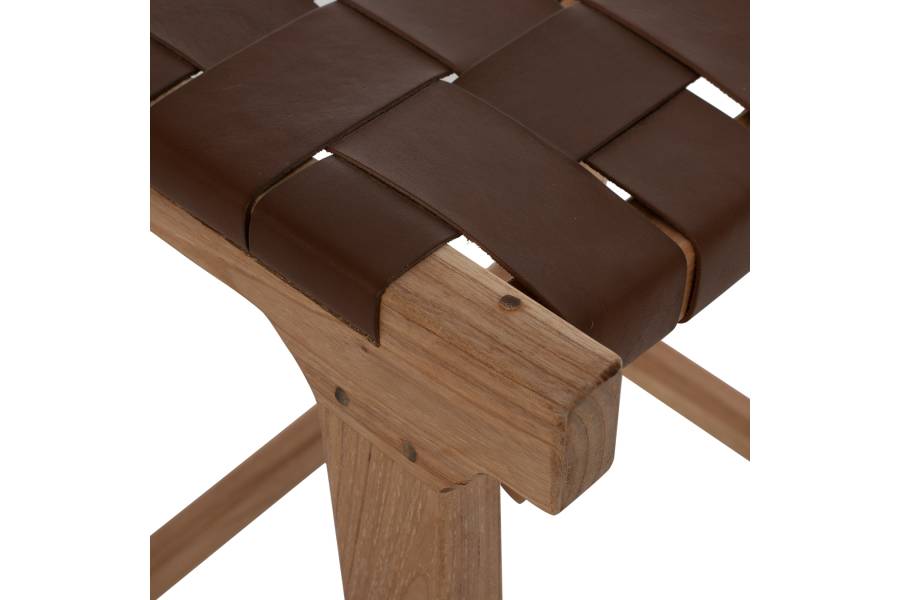 ΣΚΑΜΠΟ ΜΠΑΡ ΜΑΣΙΦ ΞΥΛΟ ΤEAK ΦΥΣΙΚΟ HM9382.01 40X35X65YΕΚ.