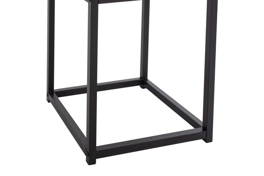 ΖΙΓΚΟΝ GRELAY 2 ΤΕΜ MDF ΟΨΗ ΜΑΡΜΑΡΟΥ & ΜΕΤΑΛΛΟ HM8762.13 45Χ45Χ50εκ. & 37Χ37Χ43 εκ.