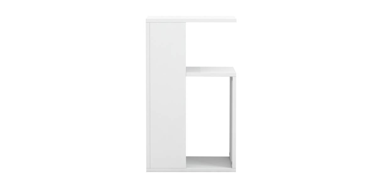 ΒΟΗΘΗΤΙΚΟ ΤΡΑΠΕΖΙ DAWN ΜΕΛΑΜΙΝΗΣ ΛΕΥΚΟ 35X29,5X60Yεκ.HM8880.11