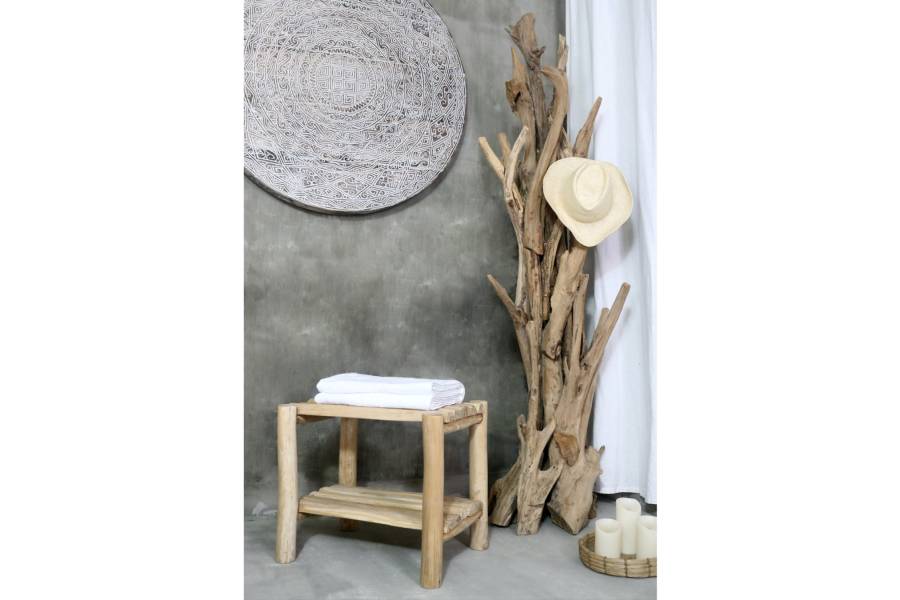 ΚΑΛΟΓΕΡΟΣ HM9367 ΑΠΟ ΜΑΣΙΦ ΞΥΛΟ TEAK ΦΥΣΙΚΟ 36x30x183Υεκ.