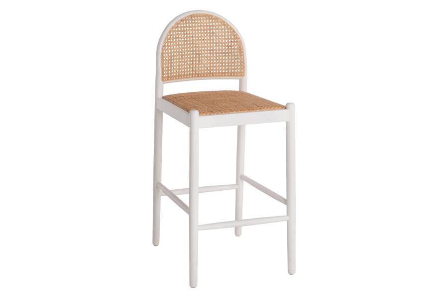 ΣΚΑΜΠΟ ΑΠΟ ΟΞΙΑ-RATTAN ΑΨΙΔΑ ΠΛΑΤΗ ΛΕΥΚΟ HM9408.03 47x46x100 εκ.
