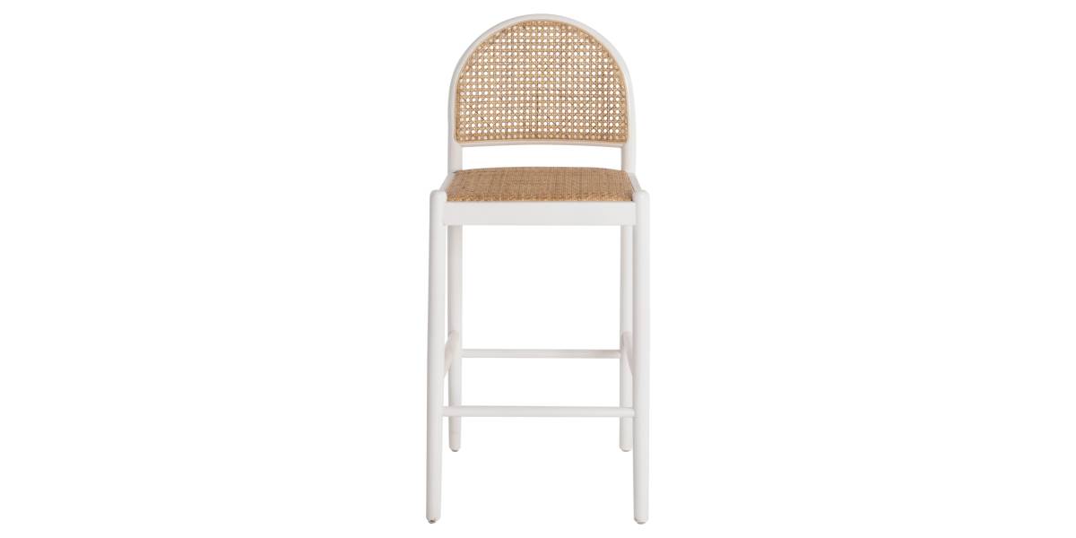 ΣΚΑΜΠΟ ΑΠΟ ΟΞΙΑ-RATTAN ΑΨΙΔΑ ΠΛΑΤΗ ΛΕΥΚΟ HM9408.03 47x46x100 εκ.