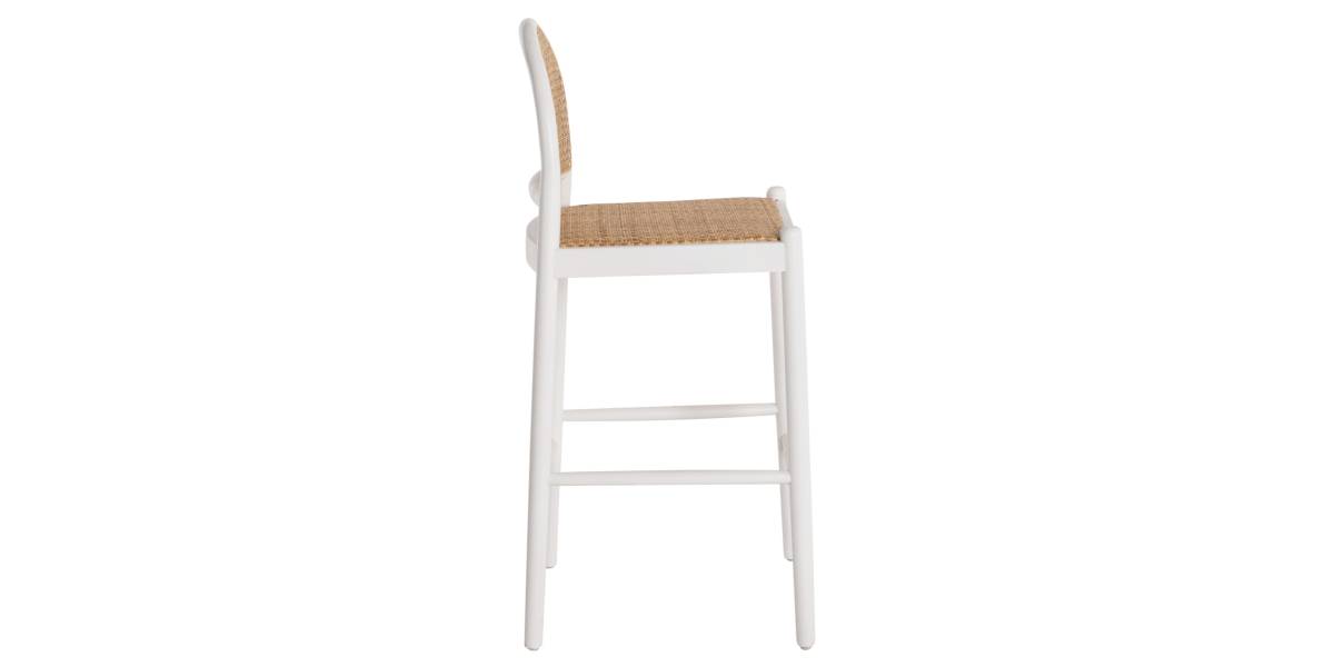 ΣΚΑΜΠΟ ΑΠΟ ΟΞΙΑ-RATTAN ΑΨΙΔΑ ΠΛΑΤΗ ΛΕΥΚΟ HM9408.03 47x46x100 εκ.