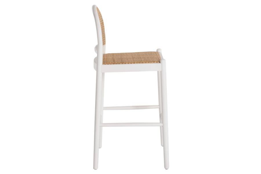 ΣΚΑΜΠΟ ΑΠΟ ΟΞΙΑ-RATTAN ΑΨΙΔΑ ΠΛΑΤΗ ΛΕΥΚΟ HM9408.03 47x46x100 εκ.