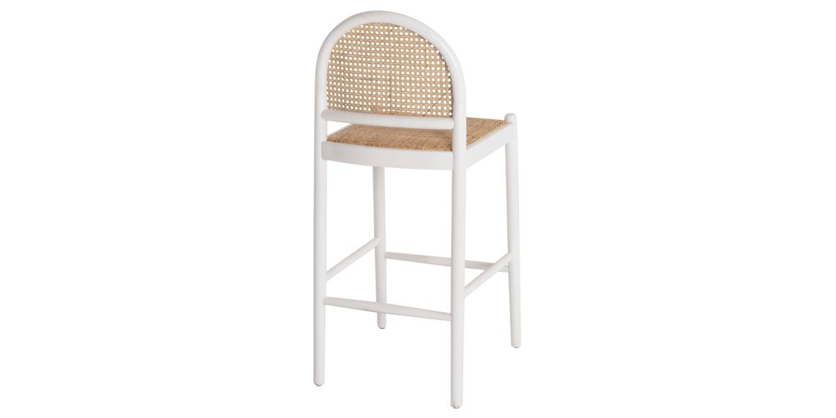ΣΚΑΜΠΟ ΑΠΟ ΟΞΙΑ-RATTAN ΑΨΙΔΑ ΠΛΑΤΗ ΛΕΥΚΟ HM9408.03 47x46x100 εκ.