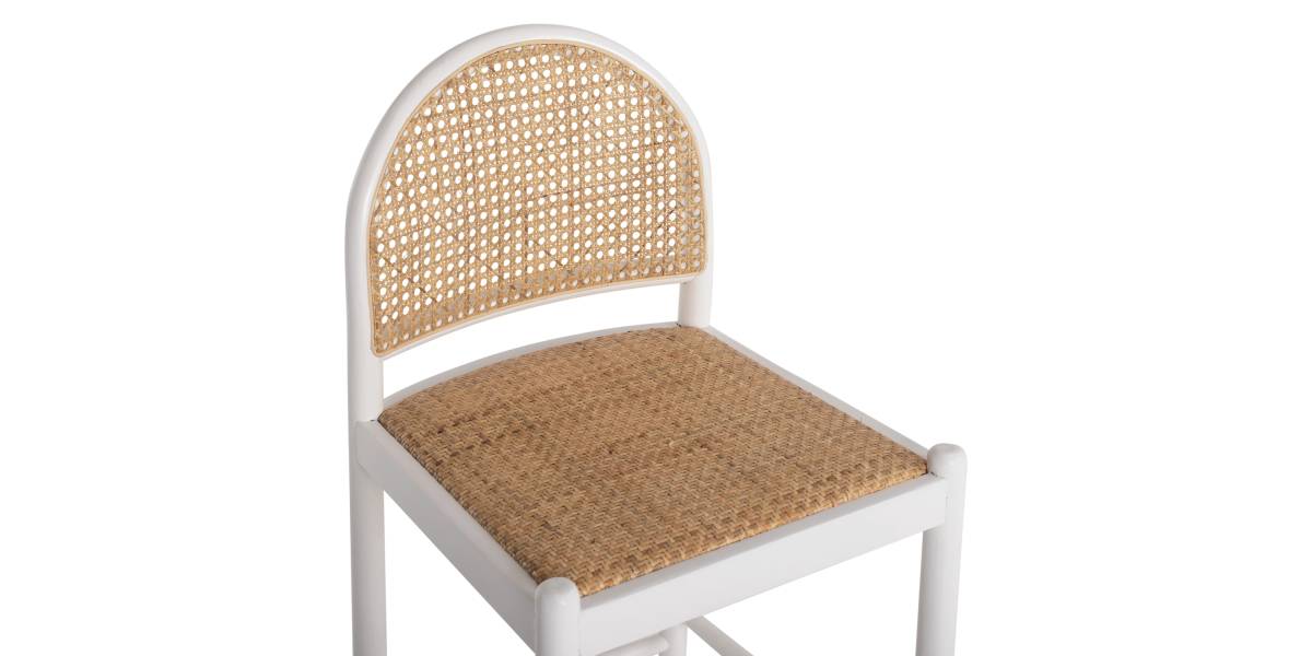 ΣΚΑΜΠΟ ΑΠΟ ΟΞΙΑ-RATTAN ΑΨΙΔΑ ΠΛΑΤΗ ΛΕΥΚΟ HM9408.03 47x46x100 εκ.