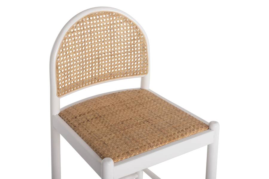 ΣΚΑΜΠΟ ΑΠΟ ΟΞΙΑ-RATTAN ΑΨΙΔΑ ΠΛΑΤΗ ΛΕΥΚΟ HM9408.03 47x46x100 εκ.
