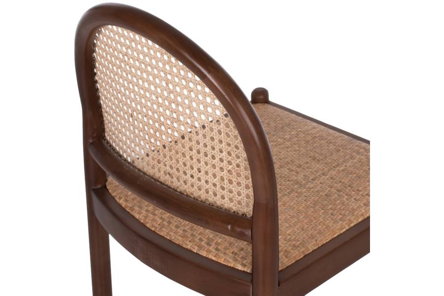 ΣΚΑΜΠΟ ΑΠΟ ΟΞΙΑ-RATTAN ΑΨΙΔΑ ΠΛΑΤΗ ΚΑΡΥΔΙ 47x46x100Yεκ.HM9408.04