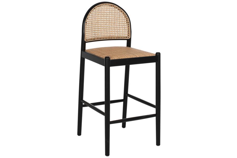 ΣΚΑΜΠΟ ΑΠΟ ΟΞΙΑ-RATTAN ΑΨΙΔΑ ΠΛΑΤΗ ΜΑΥΡΟ 43,5x50x98ΥεκHM9408.02