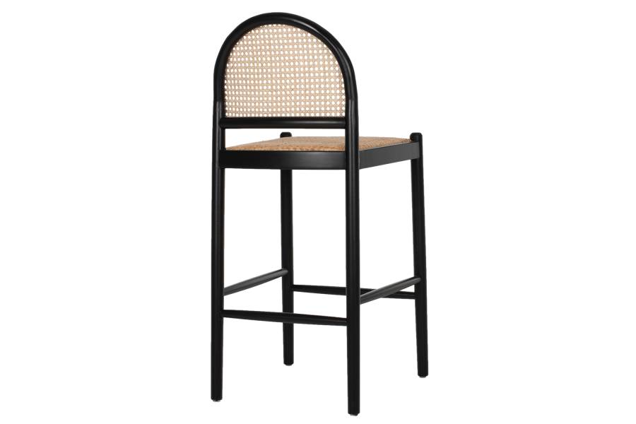 ΣΚΑΜΠΟ ΑΠΟ ΟΞΙΑ-RATTAN ΑΨΙΔΑ ΠΛΑΤΗ ΜΑΥΡΟ 43,5x50x98ΥεκHM9408.02