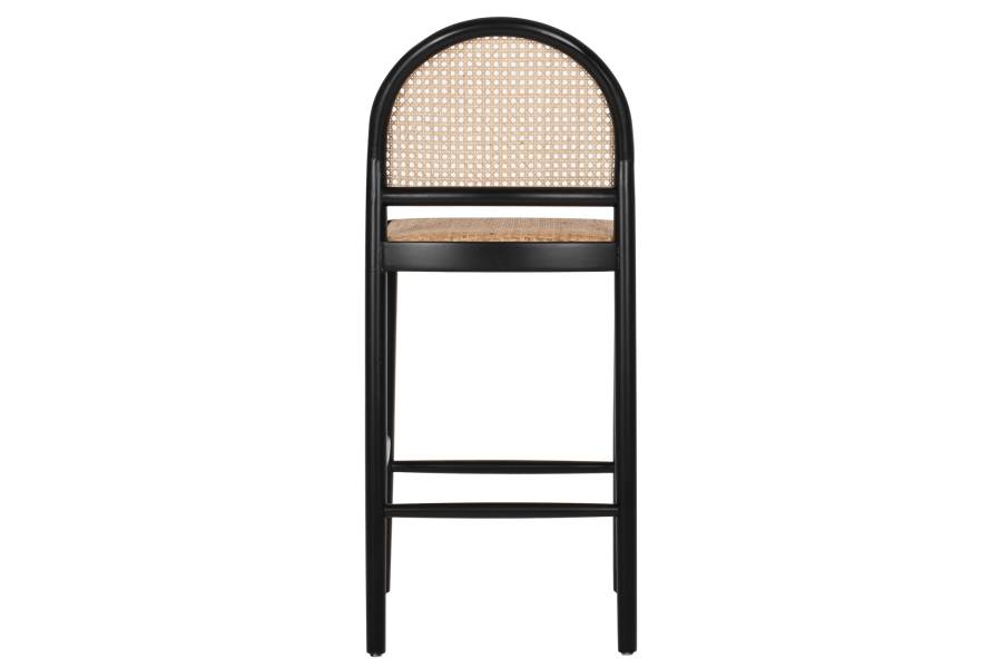 ΣΚΑΜΠΟ ΑΠΟ ΟΞΙΑ-RATTAN ΑΨΙΔΑ ΠΛΑΤΗ ΜΑΥΡΟ 43,5x50x98ΥεκHM9408.02