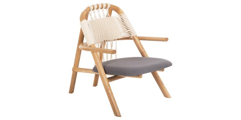 ΠΟΛΥΘΡΟΝΑ CRAFT HM9413.01 ΑΠΟ ΦΡΑΞΙΝΟ ΚΑΙ ΣΧΟΙΝΙ ΦΥΣΙΚΟ 81x76x81Y εκ.